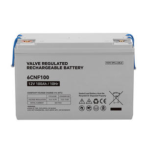 Baterai Gel 12V 100AH, baterai Gel traksi asam timbal bebas perawatan untuk penggunaan rumah - Product Image 1