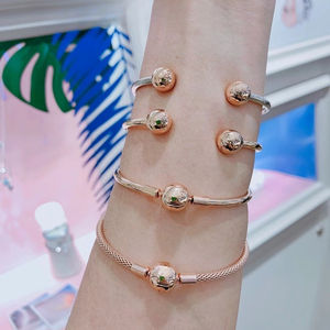 Großhandel New Style Original 925 Silber Schlangen knochen kette Geeignet für Pandora Bracelet Damen DIY Schmuck Luxus High-End Geschenk - Product Image 5