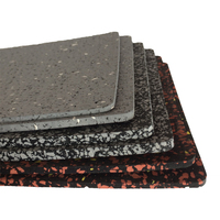 Baldosas de caucho EPDM rígido para gimnasios con absorción de impactos antideslizante para uso en gimnasios y campos de tiro