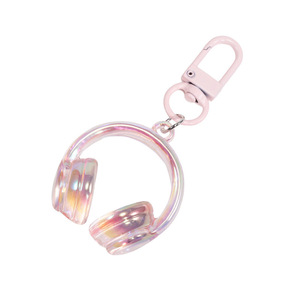 Llavero de moda con diseño de auriculares 3D, colgante de acrílico para llaves de coche, accesorios de moda para bolsos, DIY - Product Image 5