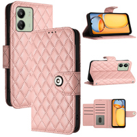Étui de téléphone en cuir PU de luxe antichoc 2024 avec sangle de poignet pour Redmi 13C 4G