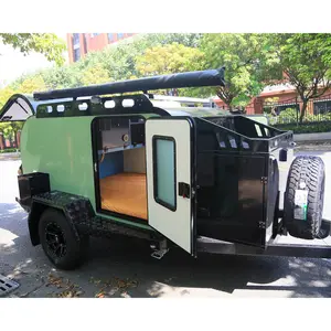 Ecocampor Off Grid Teardrop Campers Motorhomes Caravan RV Mini Fiberglass Camper Travel Trailer