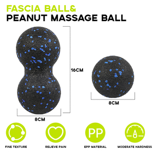 Ad alta densità 3-in-1 Sport Yoga Fitness Set materiale EPP cavo in schiuma asse rullo di rilassamento muscolare con palla di arachidi - Product Image 6