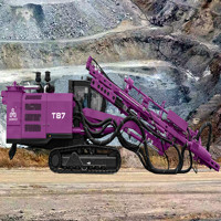 Equipo de Perforación de Roca Dura con Martillo Superior, Máquina Perforadora de Minería sobre Orugas