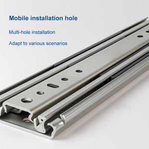 Möbelbeschläge Vollauszug Kugellager Schwerlast Geräuscharm 76mm Schubladenschiene für Küche & Außenbereich - Product Image 3