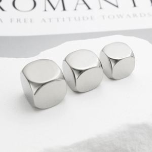Hot New Blank DIY Stainless Steel Decision <b>Dice</b> Factory Direct Custom Engraved <b>Dice</b> OEM/ODM - Product Image 1