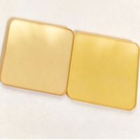 Lentille convexe multispectrale personnalisée en sulfure de zinc (ZnS) en verre infrarouge 20*10, double face avec revêtement antireflet (AR) et 94% de transmission, expédition incluse