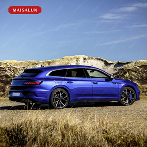 Parachoques de coche para <span class=keywords><strong>Volkswagen</strong></span> <span class=keywords><strong>Arteon</strong></span> (<span class=keywords><strong>2021</strong></span>) actualizado a kit de carrocería estilo <span class=keywords><strong>R</strong></span>-line con delantero, parachoques trasero, faldones laterales, labio delantero - Product Image 6
