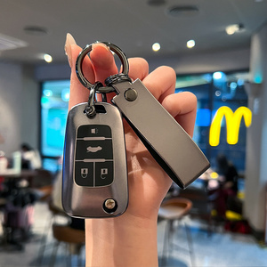 Accesorios para Auto 2020-2023, <span class=keywords><strong>Funda</strong></span> Protectora Inteligente para Llaves de TPU, Resistente a Arañazos y Ligera, para Chevrolet Cruze, Spark, Silverado - Product Image 5