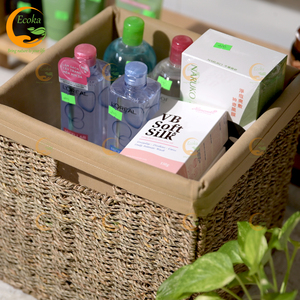 Customized Modern Hand-Woven Water Hyacinth <b>Storage</b> <b>Basket</b> for Dirty Clothes and Laundry Living Room Use from Vietnam - Product Image 6