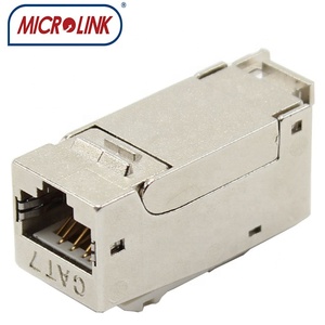 RJ45 CAT7 90 độ toolless Keystone mô-đun <span class=keywords><strong>Krone</strong></span> nữ nối Modular Jack kẽm Die-cast Nickel mạ nhà ở - Product Image 3