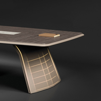 Table De conférence De luxe style nordique, meuble De Table, De conception moderne, pour salle De conférence