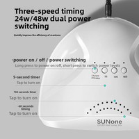Lampe à ongles A125 UV LED, appareil de photothérapie à séchage rapide, lampe de cuisson haute puissance pour salon de manucure, vente en gros directe usine