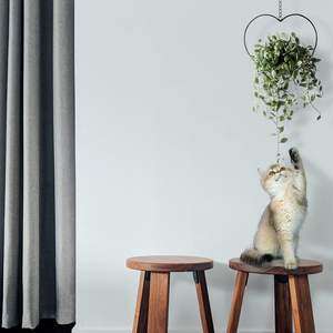 हृदय के आकार के विंटेज बोहो फांसी संयंत्र धारक 6 इंच डिचेबल पॉट धातु दीवार/छत हैंगर - Product Image 6