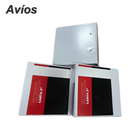 Carpeta de Presentación Tamaño Carta con Anillas en D de 2 Orificios, Carpetas Personalizadas con Logotipo Empresarial, Carpeta de Anillas de PVC para Oficina y Escuela