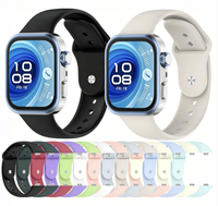 Correa de Silicona Suave con Hebilla Invertida, Correa de Repuesto Deportiva para Reloj Huawei Fit 3 4 5 Fit 4 Pro Fit 5 Pro