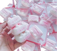 Jouets anti-stress Kawaii en forme de gâteau de riz chat mignon, en PU, à montée lente, réalistes, à presser, pour filles