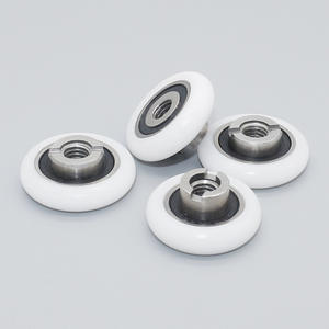 Ruedas de PVC para Puertas y Ventanas Suministradas Directamente por el Fabricante, Poleas Recubiertas de Goma con Rodamientos para Muebles y Equipos Deportivos - Product Image 1