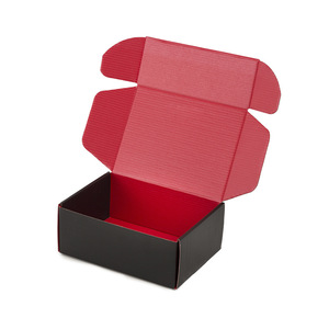 Wholesale <strong>Custom</strong> <strong>Printed</strong> Logo Corrugated Board <strong>Mailer</strong> <strong>Boxes</strong> Black Folding Shipping Corrugated <strong>Mailer</strong> with <strong>Custom</strong> <strong>Printed</strong> LOGO - Product Image 5