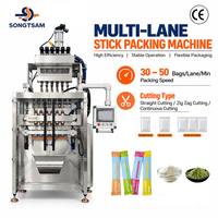 Machine d'emballage automatique multi-voies pour poudre de supplément protéiné diététique et électrolytes en sachet de 10g et 12g