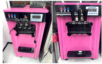Machine à glace molle automatique commerciale, machine industrielle italienne pour la fabrication de glace molle