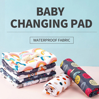 Matelas à langer portable imperméable et réutilisable 2 pièces Literie pour enfants Matelas à langer pour bébé voyage à domicile