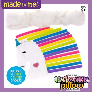 Kit de Bricolage 2026 : Créez Votre Propre Cadeau de Noël – Coussin Licorne Arc-en-ciel en Feutre Doux Géant Facile à Nouer (Sans Couture) pour Enfants - Product Image 2