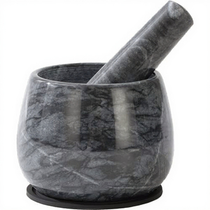 Broyeur à main en pierre de granit artisanal pour épices, herbes, poivre, café, graines – Idéal pour la cuisine, la restauration et la vente en gros - Product Image 2