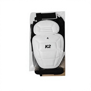 อุปกรณ์ป้องกันตัวเทควันโด K2 สีขาว PU สำหรับทุกเพศ ทนทาน อุปกรณ์ฝึกศิลปะการต่อสู้ ขนาด 4 พร้อมบรรจุภัณฑ์ - Product Image 1