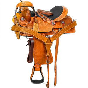 Selle d'équitation western en cuir naturel 100% de haute qualité, écologique, vente en gros, Cosmico Ventures - Product Image 1