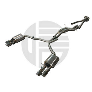 Tubo de <span class=keywords><strong>escape</strong></span> para <span class=keywords><strong>Audi</strong></span> S4/<span class=keywords><strong>S5</strong></span> B8 B8.5 3,0 T 2010 Silenciador Quad Tips <span class=keywords><strong>Escape</strong></span> Catback Acero inoxidable - Product Image 2