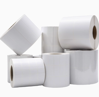 CHEERMO 80g Papier chromé blanc Adhésif acrylique amovible Écologique Autocollant d'emballage imprimé découpé sur mesure simple face