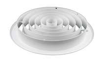 Diffuseur de plafond moderne en alliage d'aluminium pour climatiseur, 250 mm, avec installation facile