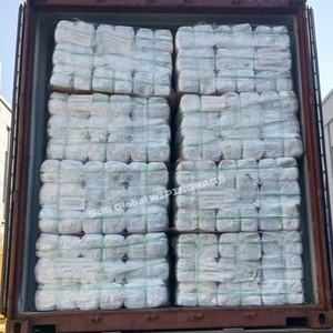 Trapos de camiseta 100% algodón reciclado de color blanco para uso industrial directo en talleres - Product Image 1