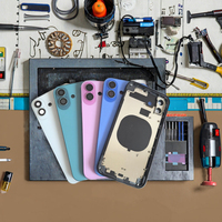 Kit de Conversion DIY XR vers 16 pour iPhone : Coque Arrière de Remplacement avec Châssis Intermédiaire et Verre