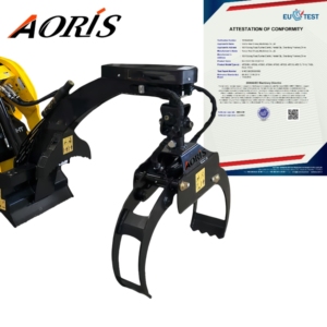 Motor Hidrolik Penjepit Kayu Totator Log Grab untuk Trailer Skid Steer <span class=keywords><strong>Crane</strong></span> - Product Image 2