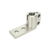 Connecteur de borne de câblage à 2 trous en aluminium étamé, type boulon, pour la mise à la terre des transformateurs