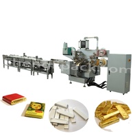 Entièrement Automatique Bloc Carré Machine À Emballer De Chocolat