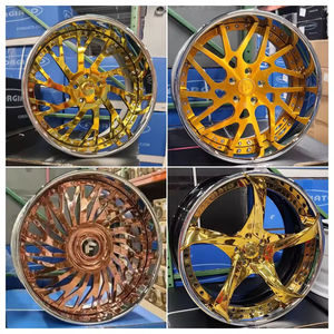 Jantes en alliage forgé Hunt Concave Chrome 2 pièces 22 24 26 28 <span class=keywords><strong>pouces</strong></span> avec capuchon flottant, 5 trous 5x120 5x114.3, jantes chromées, jantes forgées - Product Image 5