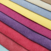 Tissu d'ameublement pour canapé respirant aspect lin jacquard en polyester de poids moyen, prix usine, pour fauteuil et textile d'ameublement