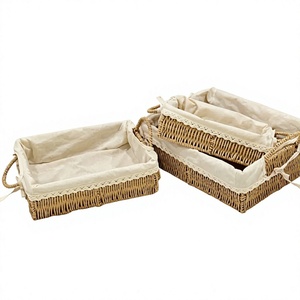 Vietnam Handmade Rattan <b>Basket</b> Natural Wicker Organizer <b>for</b> Laundry Clothes Toys <b>Blankets</b> Plants and Household Storage - Product Image 1