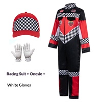 Combinaison de Karting pour Enfants XJ Halloween, Respirante en Polyester, Tenue de Compétition, Vêtement de Fête et d'Extérieur