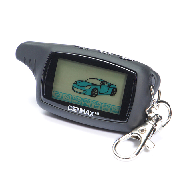 CENMAX ST 8A Two Way LCD Remote Control Car Security Keychain Two Way LCD Car Alarm System Key for CENMAX ST8A