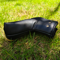 Accessoires de golf OEM, housse de club de golf en cuir PU, pour fairway, hybride, driver, putter, avec logo personnalisé