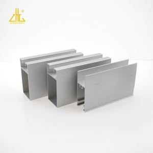 La fábrica <span class=keywords><strong>extruye</strong></span> y produce perfiles de aluminio industriales de plata anodizada estándar nacional - Product Image 1