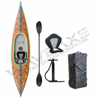 Kayak gonflable haute pression WAVEAXE à deux places, kayak de loisirs, PVC, fabricant OEM personnalisé au Royaume-Uni, SCK Paddlenorth