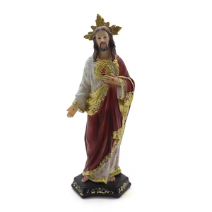 Artesanía Personalizada de Resina Artificial de Jesús para Colecciones de Arte y Artesanía Religiosa, Decoración Navideña ZY-RZ240072, Jesús Personalizado S - Product Image 1
