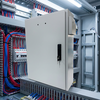 Caja de Distribución de Energía para Exteriores SAIPWELL IP66 NEMA 4X, 450x350x250mm, Acero Inoxidable Cepillado, Trifásica