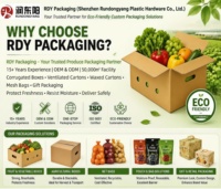 RDY Gemüse-Plastiktüten Netz-Wellpappe Obstschutznetz Zwiebel-Gemüse-Papierverpackung Versandkartons