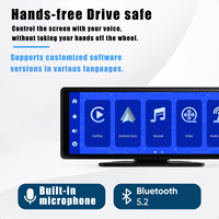 Pantalla de Navegación GPS Inteligente para Automóvil 2026, Monitor Magnético Inteligente de 10.26 Pulgadas AMOLED, CarPlay Inalámbrico, USB Portátil para Autos Antiguos